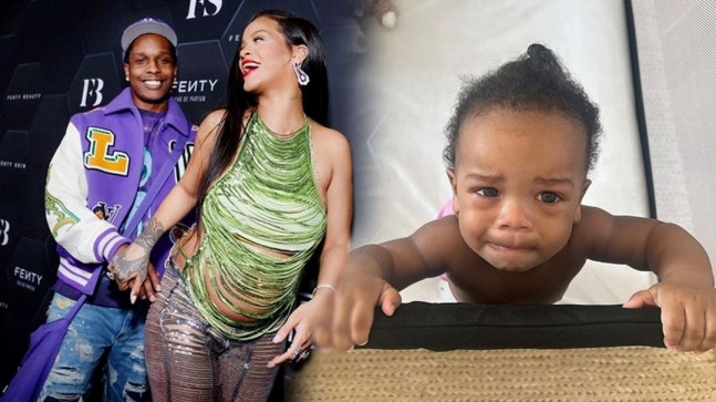 Rihanna oğlunun son fotoğraflarını paylaştı: Oscar’a kardeşinin gideceğini öğrenince…