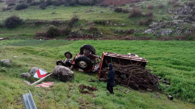 Sındırgı’da traktör kazası: 1 ölü