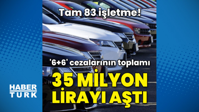 Bakanlıktan 35.1 milyon TL ‘6+6’ cezası