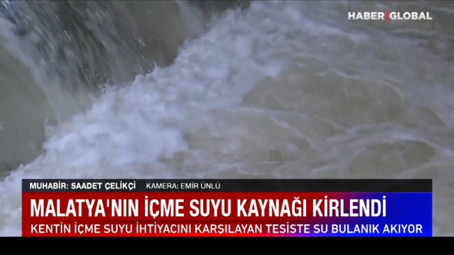 Malatya’nın içme suyu kaynağı kirlendi