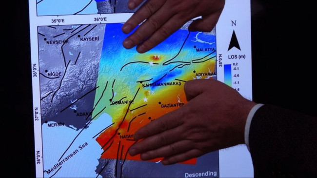 Radar uydusu tarafından tespit edildi: Depremde bölge yer değiştirdi