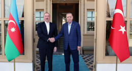 Cumhurbaşkanı Erdoğan ile Azerbaycan Cumhurbaşkanı Aliyev Vahdettin Köşkü’nde görüşüyor
