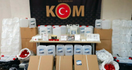 İzmir’de 2 ton 250 litre sahte etil alkol ele geçirildi