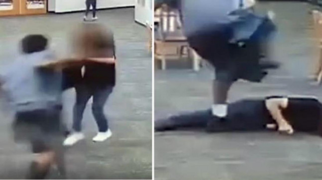 ABD’de korkunç olay! Oyun konsolunu alan kadın öğretmenini tekme tokat döverek bayılttı