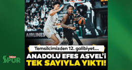 Anadolu Efes, ASVEL'i tek sayıyla yıktı! Temsilcimizden 12. galibiyet…