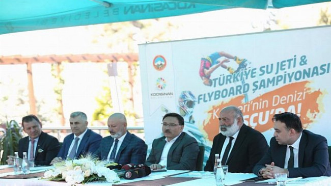 Kayseri Kocasinan’da Flyboard heyecanı – Spor