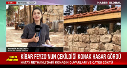 Kibar Feyzo’nun çekildiği konağın duvarları ve çatısı çöktü