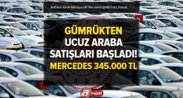 MERCEDES 345.000 TL! Uygun fiyatlı araba ilanları yayınlandı! Gümrükten 165.000-90.000 TL’ye Passat, Audi, Ford YARI FİYATINA…