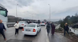 TEM’de 23 araç birbirine girdi! İstanbul yönü kapandı