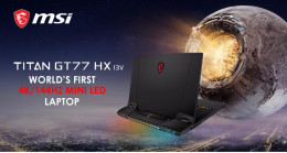 MSI Titan GT77, dünyanın 4k/144hz mini LED ekrana sahip ilk dizüstü bilgisayarı olacak