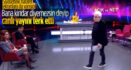 Sevilay Yılman’a kızan Hasan Öztürk, canlı yayını terk etti