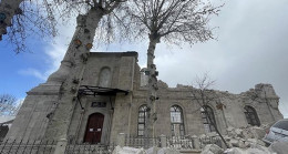 Malatya’daki Hacı Yusuf Taş Cami depremlerde tamamen yıkıldı