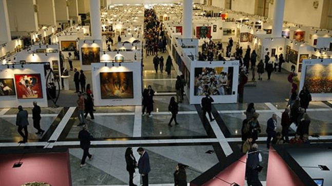Yüzlerce sanatçının eseri 9’uncu Uluslararası Çağdaş Sanat Fuarı’nda