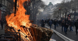 Fransa’daki emeklilik reformu karşıtı protestolarda tansiyon düşmüyor