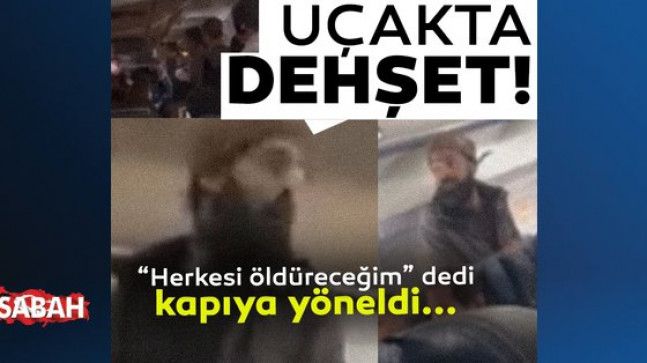 ABD’de dehşet anları! Seyir halindeki uçağın kapısını açmaya çalıştı