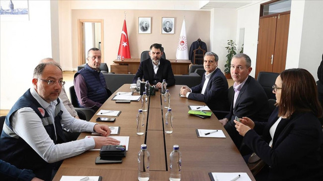 Bakan Kurum, Dünya Bankası Türkiye Direktörü Lopez ve AB Türkiye Delegasyonu Başkanı Meyer-Landrut ile görüştü
