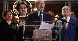 CHP lideri Kılıçdaroğlu’nun adaylığı açıklandı! Akşener’in yüz ifadesi tartışılıyor