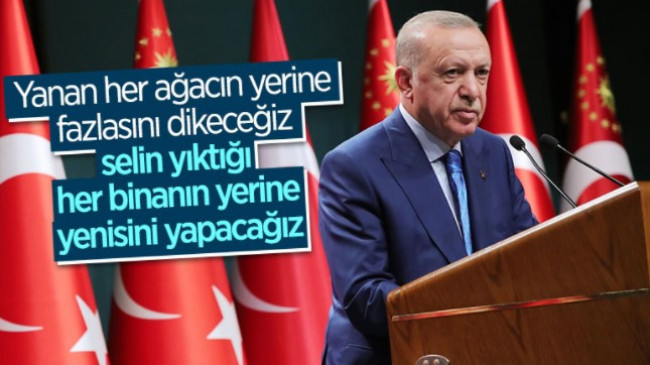 Cumhurbaşkanı Erdoğandan Kabine toplantısı sonrası açıklama