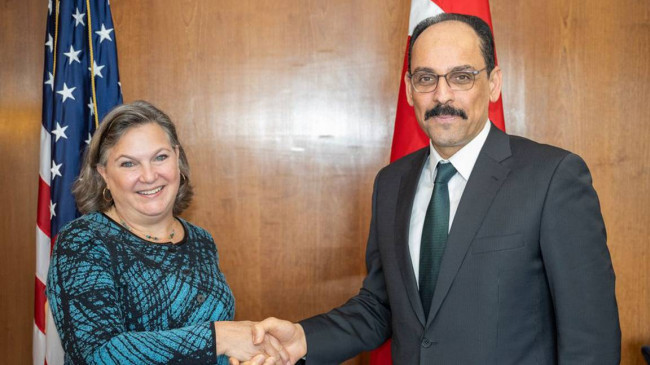 Cumhurbaşkanlığı Sözcüsü Kalın, ABD Ulusal Güvenlik Danışmanı Sullivan ve Dışişleri Müsteşarı Nuland’la görüştü