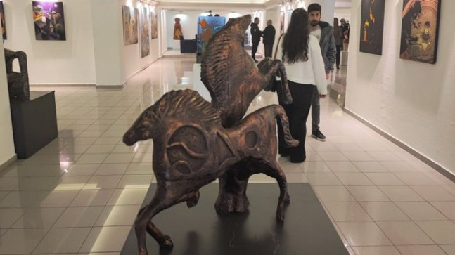 Güzel Sanatlar Şubat Sergisini İçişleri Bakanı Öztürk açtı