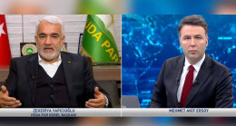 HÜDA PAR lideri Yapıcıoğlu, Mehmet Akif Ersoy’un “Hizbullah’a terör örgütü diyor musunuz” sorusunu gülerek yanıtsız bıraktı