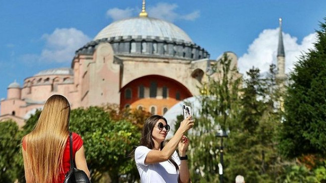 İstanbul’a gelen turist sayısında artış