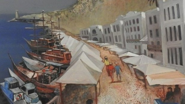 Özbek sanatçının 20 eserden oluşan kişisel sergisi açıldı