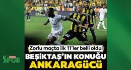 Son dakika haberi: Beşiktaş Süper Lig’de Ankaragücü’nü konuk ediyor! Karşılaşmada ilk 11’ler belli oldu…