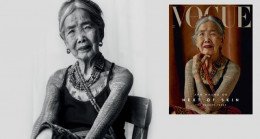 106 yaşındaki dövme sanatçısı en yaşlı kapak modeli oldu