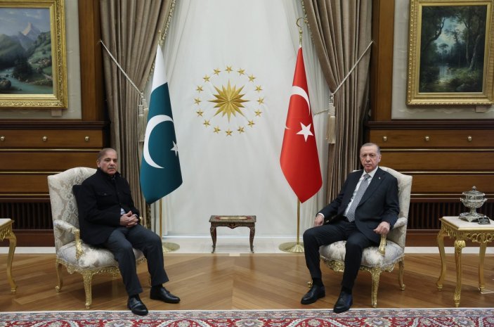 Cumhurbaşkanı Erdoğan, Pakistan Başbakanı Şerif'i kabul etti #4