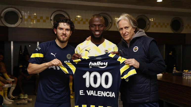 Enner Valencia 100. maç Fenerbahçe