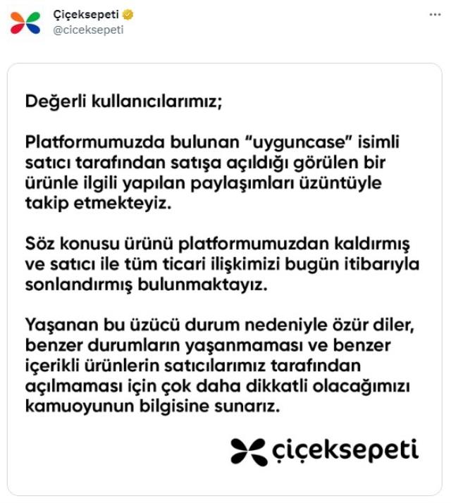 Bursasporr maçında açılan 'Yeşil' posteri internette satışa çıkarıldı! Firma tepkilerin ardından geri adım attı