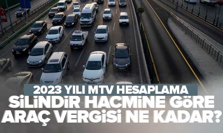 2023 yılı MTV hesaplama: 1.300 silindir altı, 1300 - 1600 - 1800 - 2000 cc MTV ne kadar oldu? Yeni otomobil vergisi kaç TL?