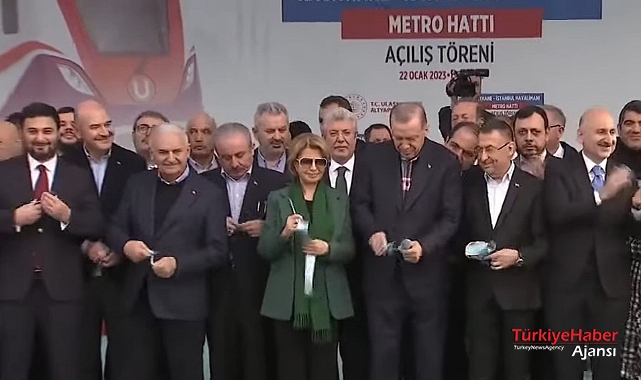 Erdoğan, Kâğıthane-İstanbul Havalimanı Metro Hattının Açılışını Yaptı